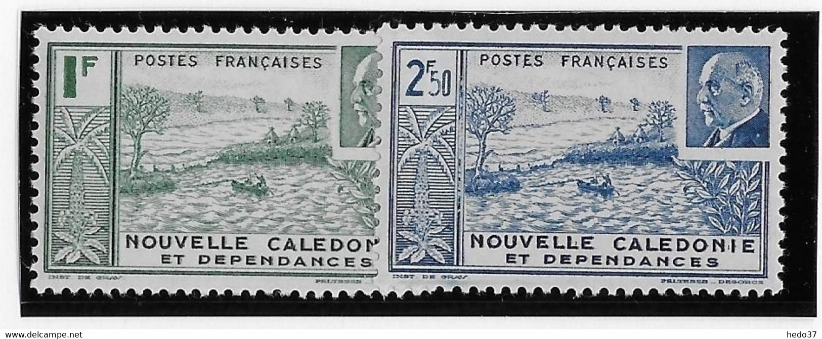 Nouvelle Calédonie N°193/194 - Neuf ** Sans Charnière - TB - Nuevos