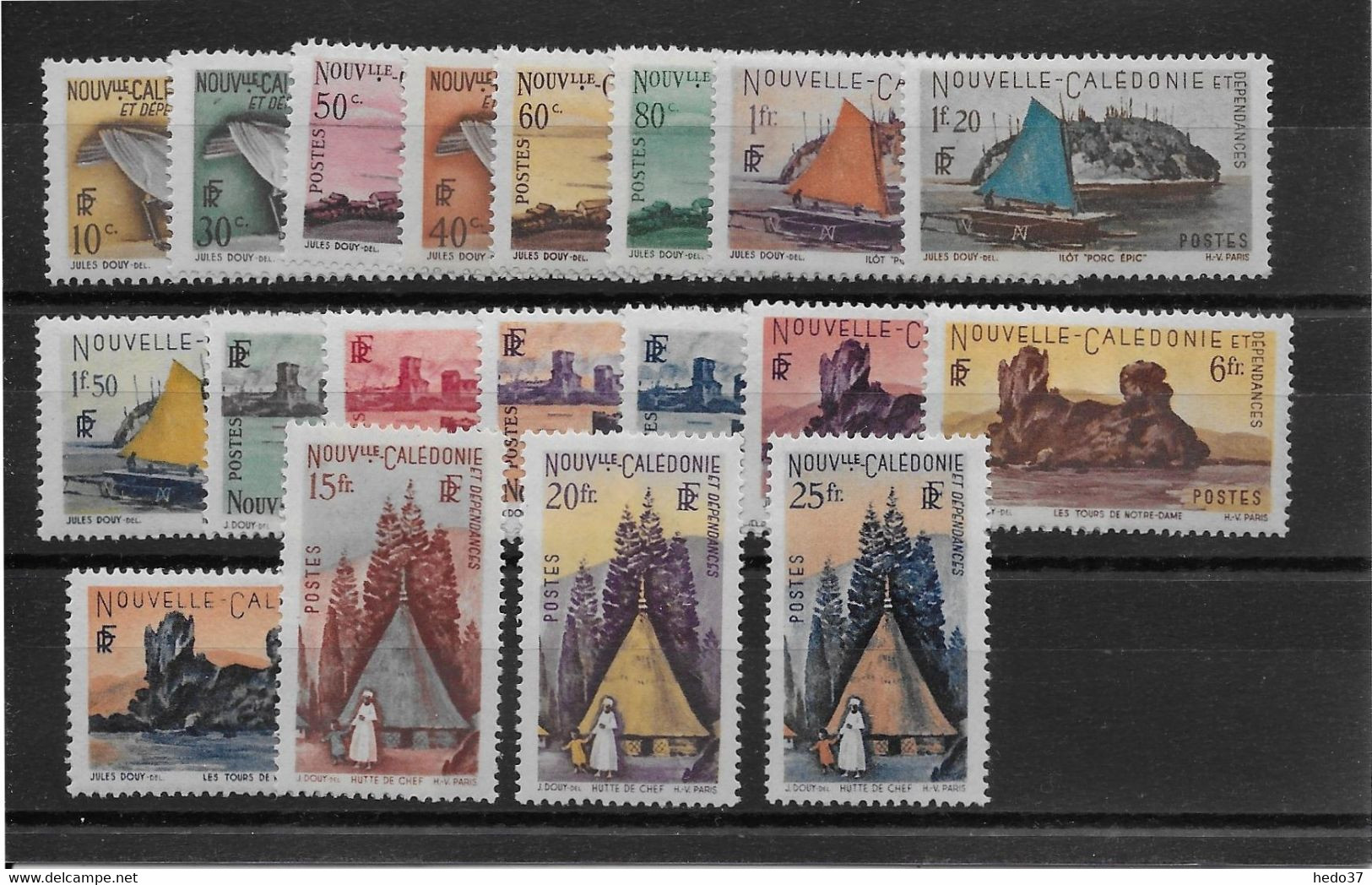 Nouvelle Calédonie N°259/277 - Neuf ** Sans Charnière - TB - Unused Stamps