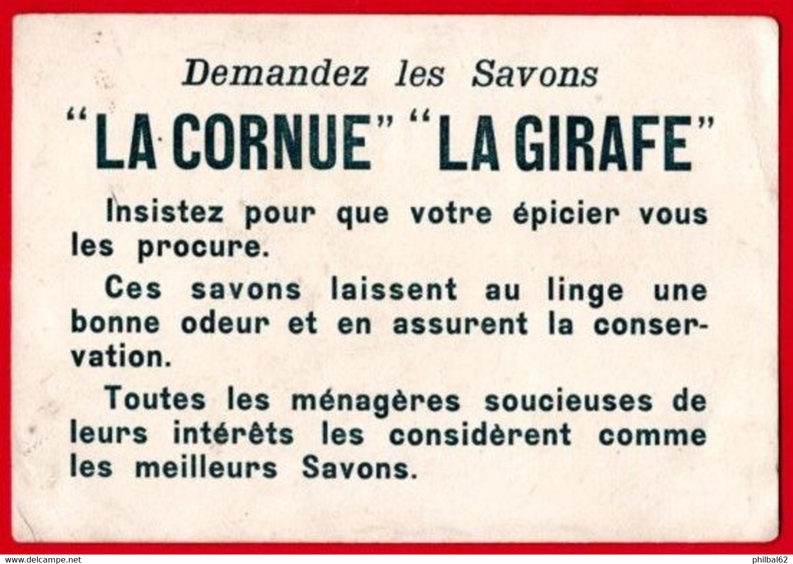 Carte Publicitare : Charles Roux, Ch. Canaple Sucesseur. Fabricant De Savon De Marseille. Verso : Pub Pour Savons. - Droguerie & Parfumerie