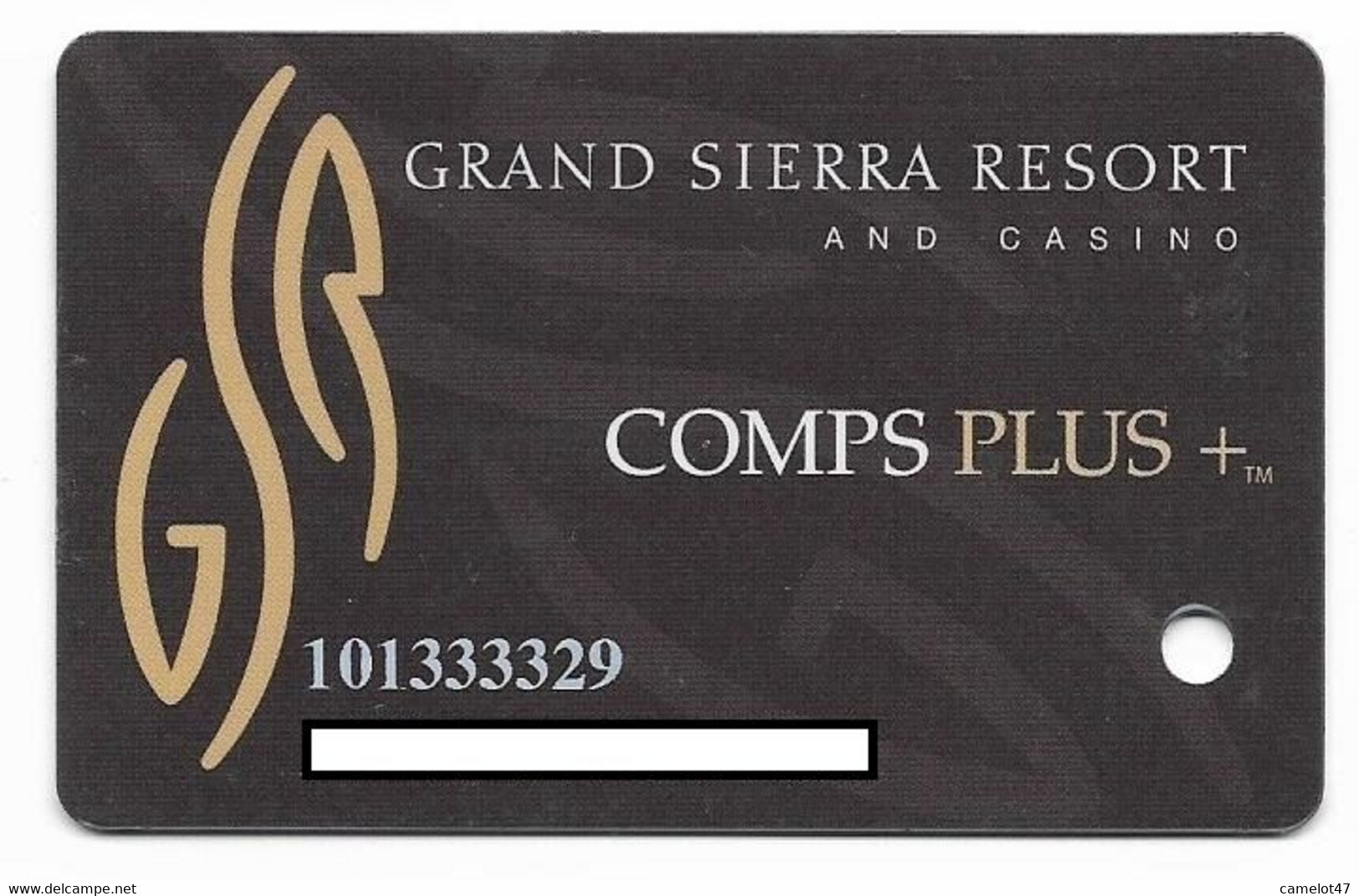 Grand Sierra Casino, Reno, NV, U.S.A., Older Used Slot Or Player's Card, # Gransierra-4 - Casinokarten