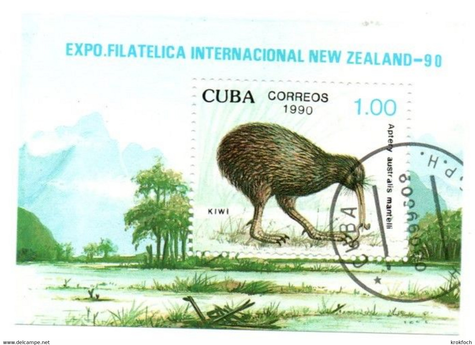 Bloc Kiwi - Cuba 1990 - New Zealand'90 - Kiwi