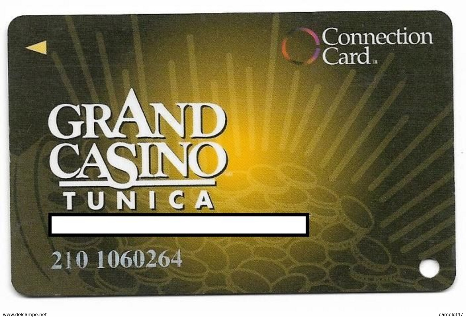 Grand Casino, Tunica, MS, U.S.A., Older Used Slot Or Player's Card, # Grandtunica-2 - Casinokarten