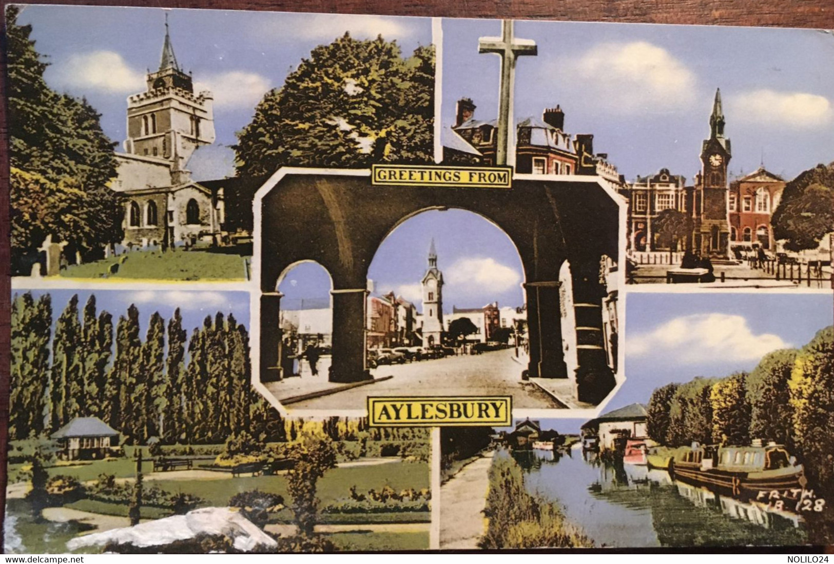 Cpsm écrite En 1967? Multiview  Multi Vues Greetings From Aylesbury, Royaume-Uni - Buckinghamshire