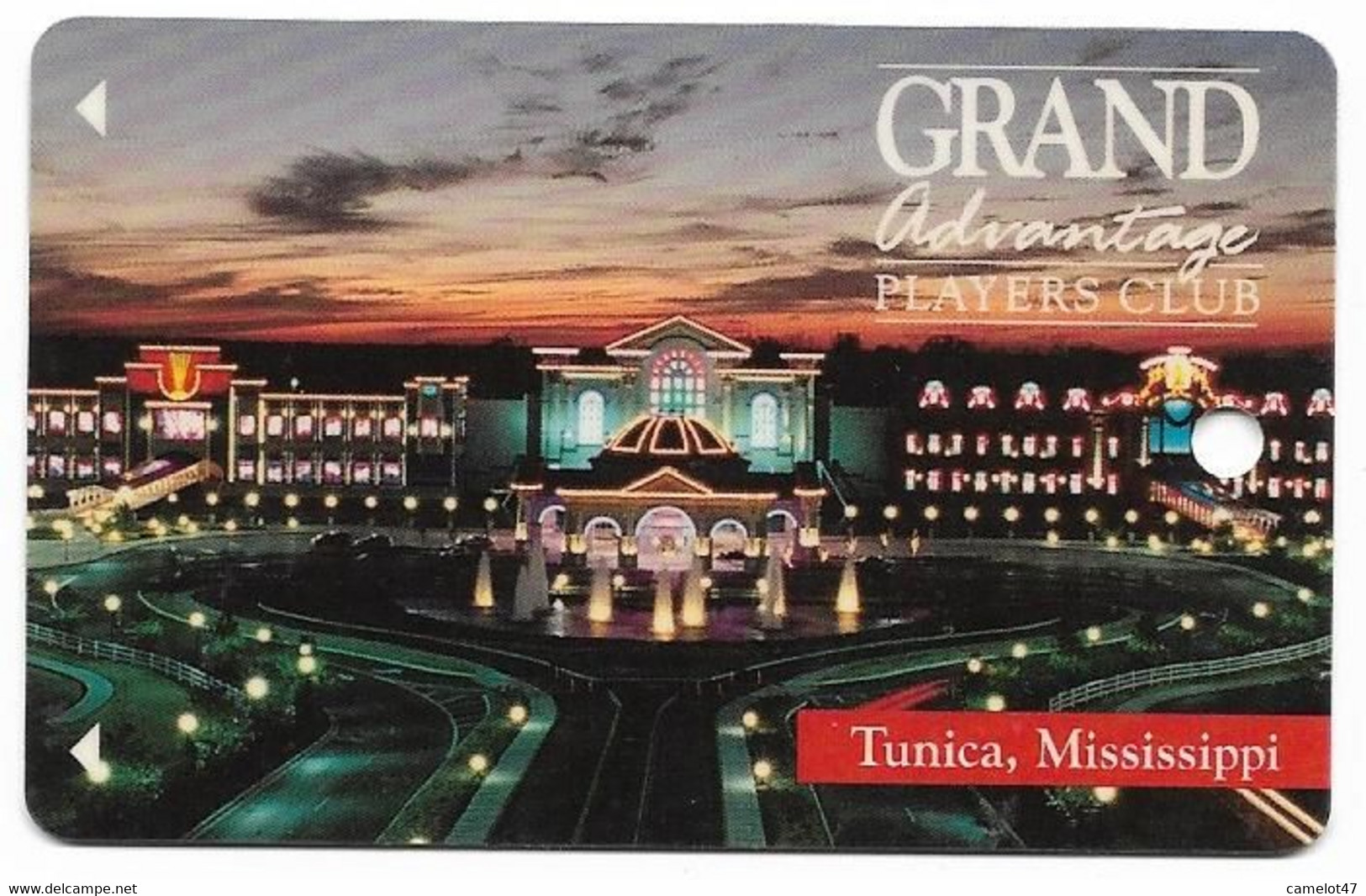 Grand Casino, Tunica, MS, U.S.A., Older Used BLANK Slot Or Player's Card, # Grandtunica-4blank - Casinokarten