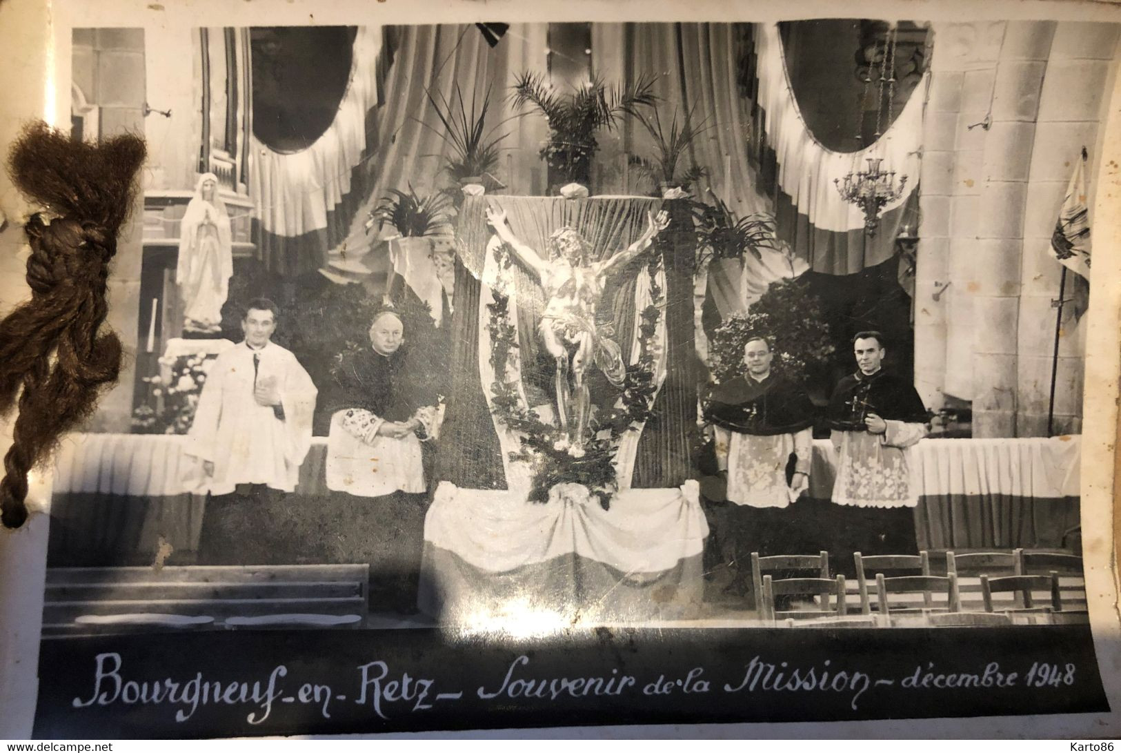 Bourgneuf En Retz * RARE Carnet De 11 Photos * Souvenir De La Mission De Décembre 1948 * Relié - Bourgneuf-en-Retz