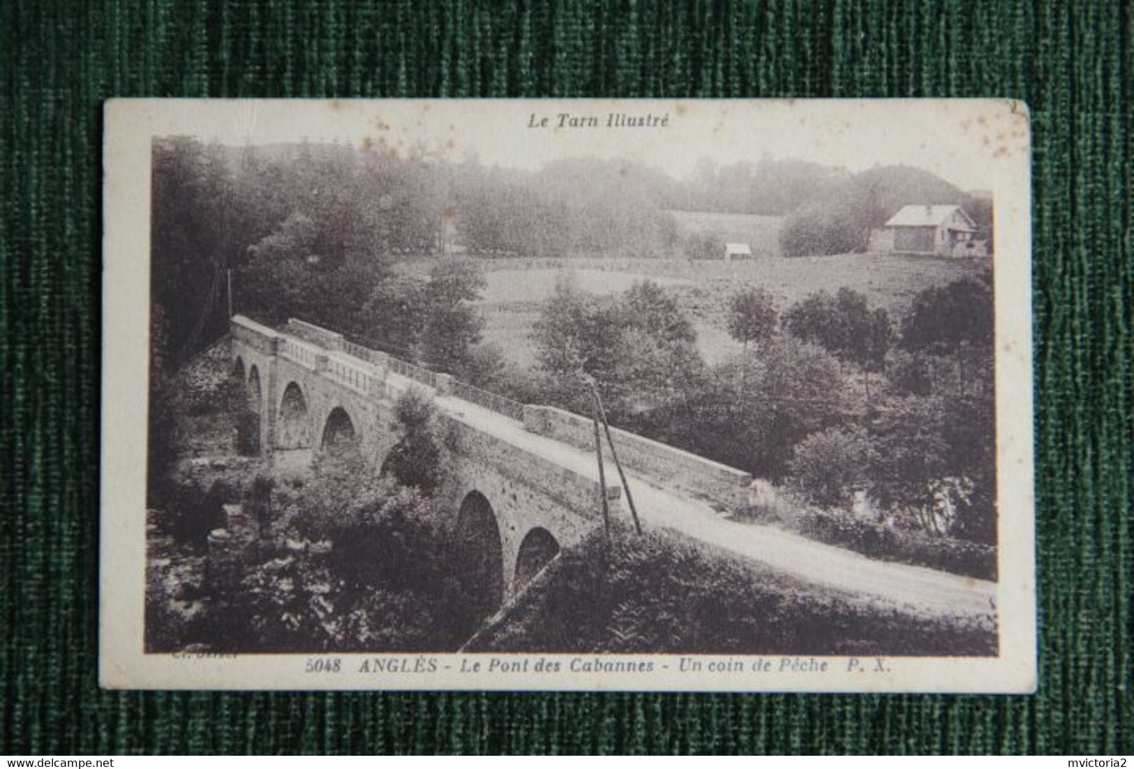 ANGLES - Le Pont De Cabannes, Un Coin De Pêche. - Angles