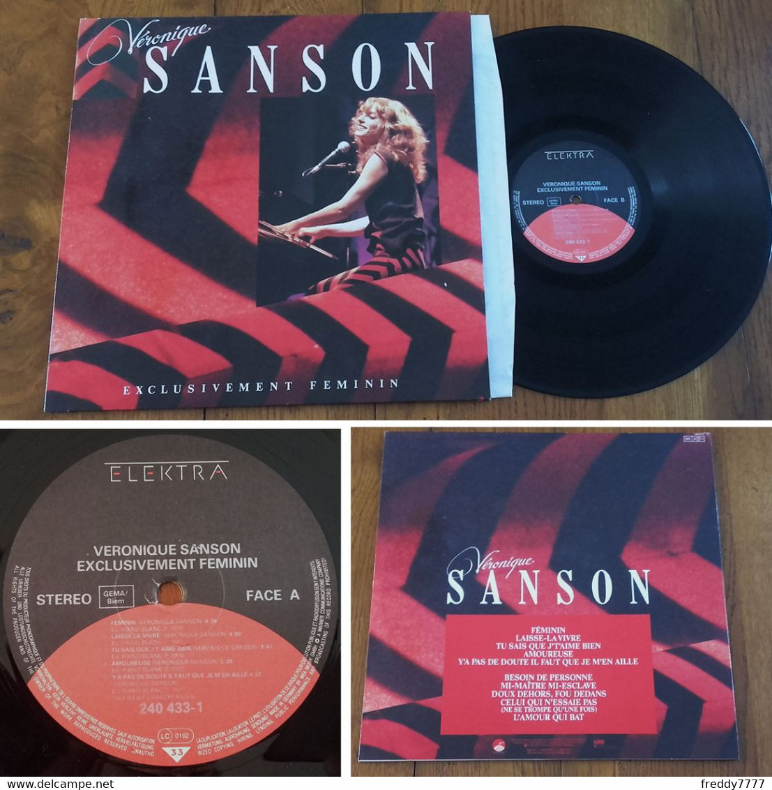 RARE Deutsch LP 33t RPM (12") VERONIQUE SANSON (1984) - Collectors