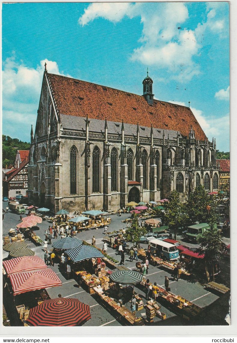 Schwäbisch Gmünd, Heilig-Kreuz Münster, Wochenmarkt - Schwaebisch Gmünd