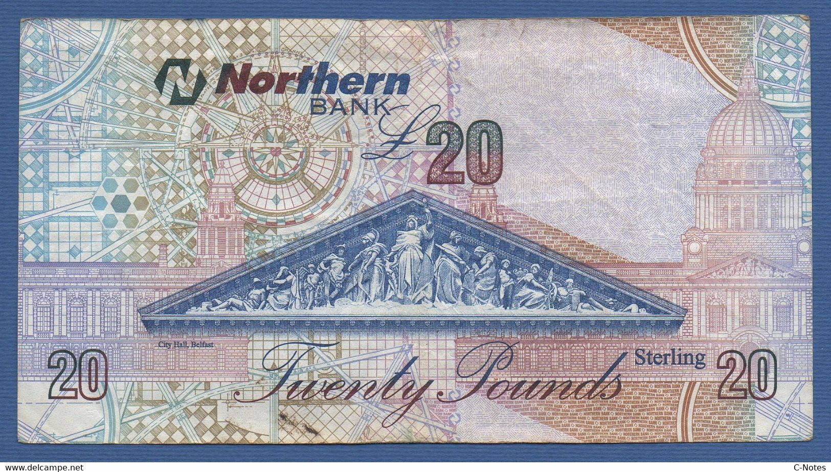 NORTHERN IRELAND - P.207b – 20 POUNDS 2006 Circulated Serie HG5766543  Northern Bank - 20 Pounds