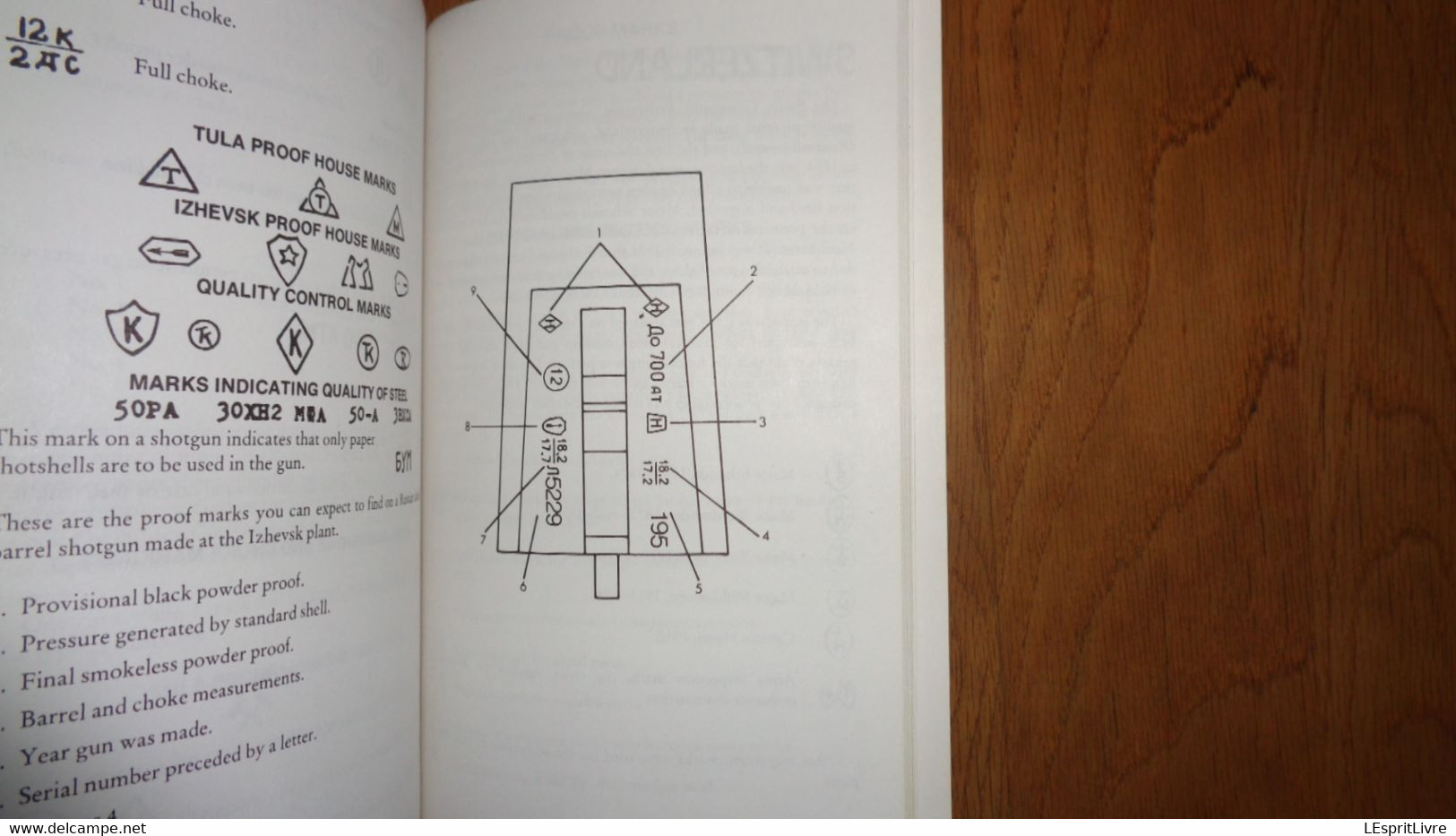 THE STANDARD DIRECTORY OF PROOF MARKS German Codes Guerre 40 45 Manufacture Marque Arme St Etienne Liège Firearms