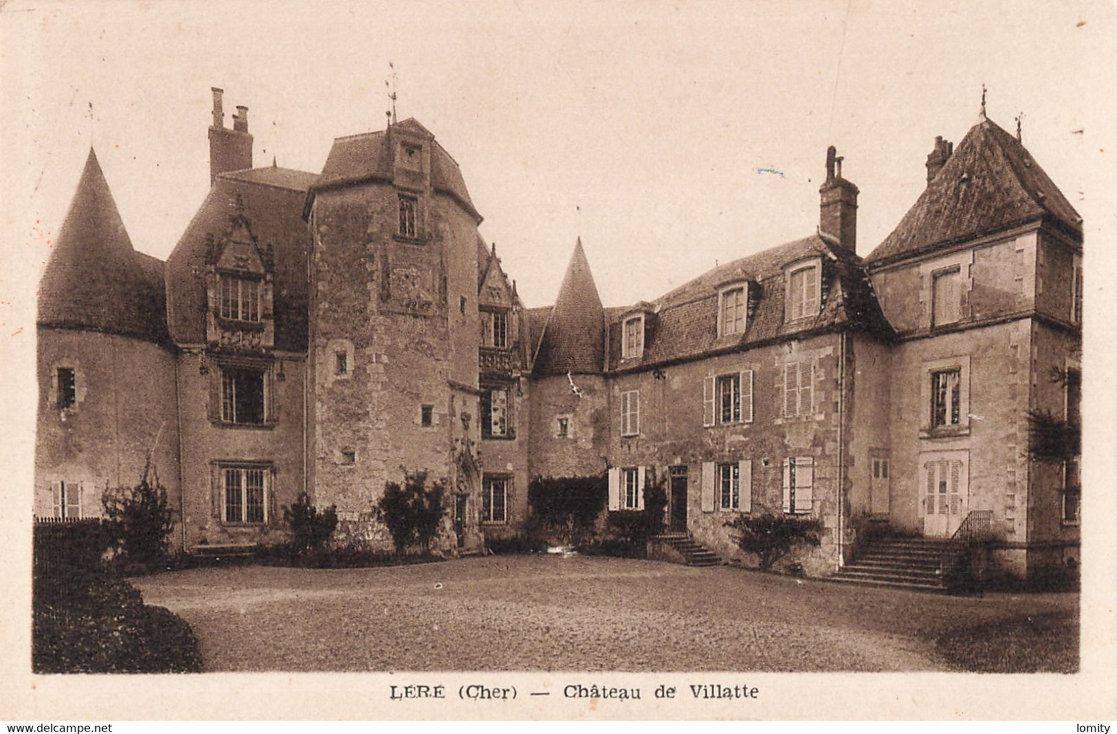 18 Léré Chateau De Villatte Cachet 1949 - Lere