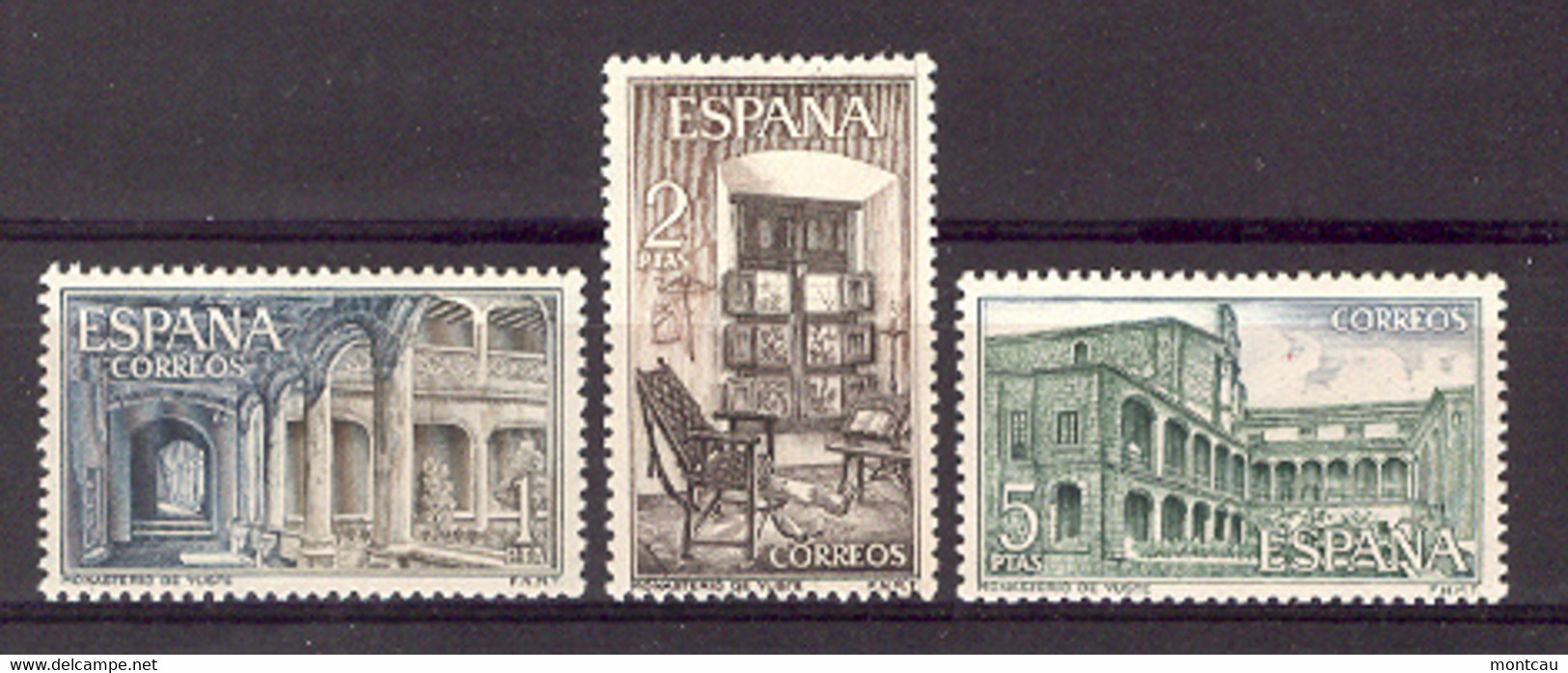 Spain 1965 - Mtrio Yuste Ed 1686-88 (**) - Nuovi