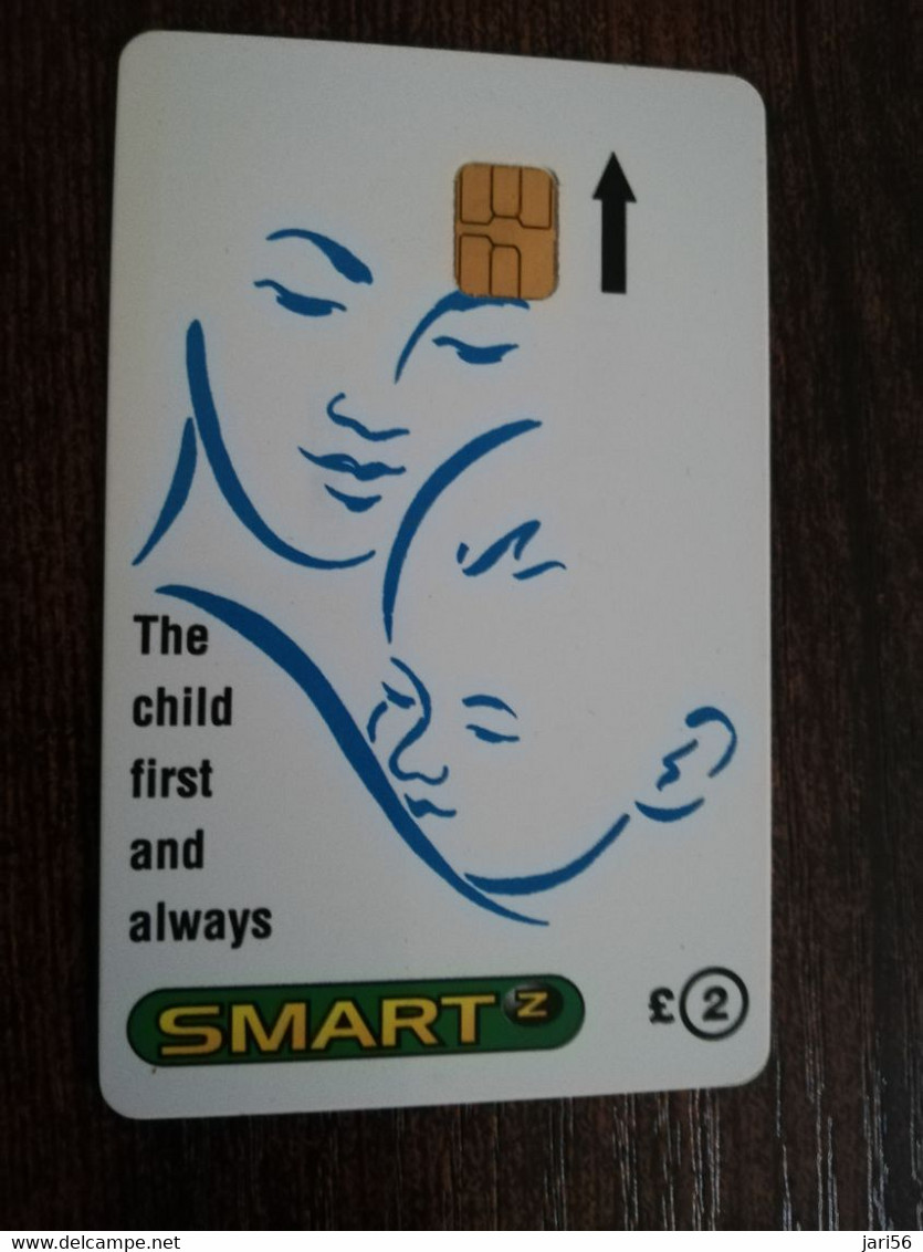 GREAT BRETAGNE  2 POUND  CHIP  CARD  THE CHILD FIRST AND ALWAYS/ HOSPITAL CARD  NEW WORLD   **6172** - BT Overseas Issues