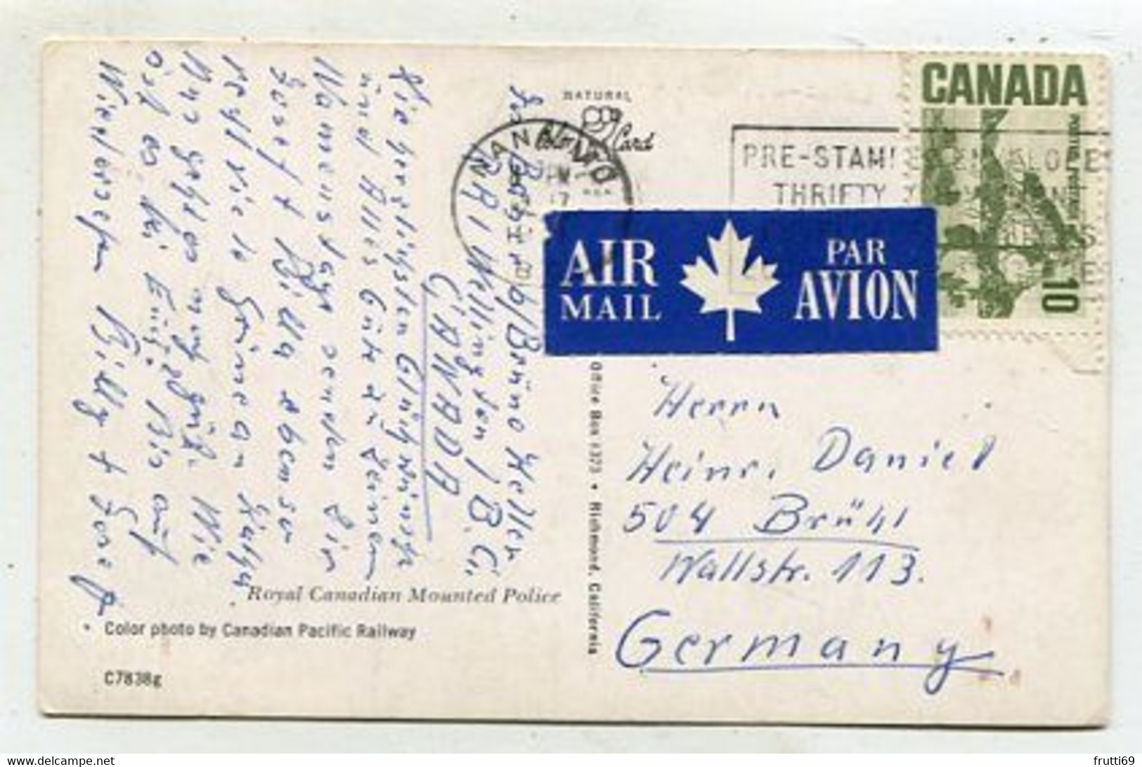 AK 03900 CANADA - Royal Canadian Mounted Police - Cartes Modernes