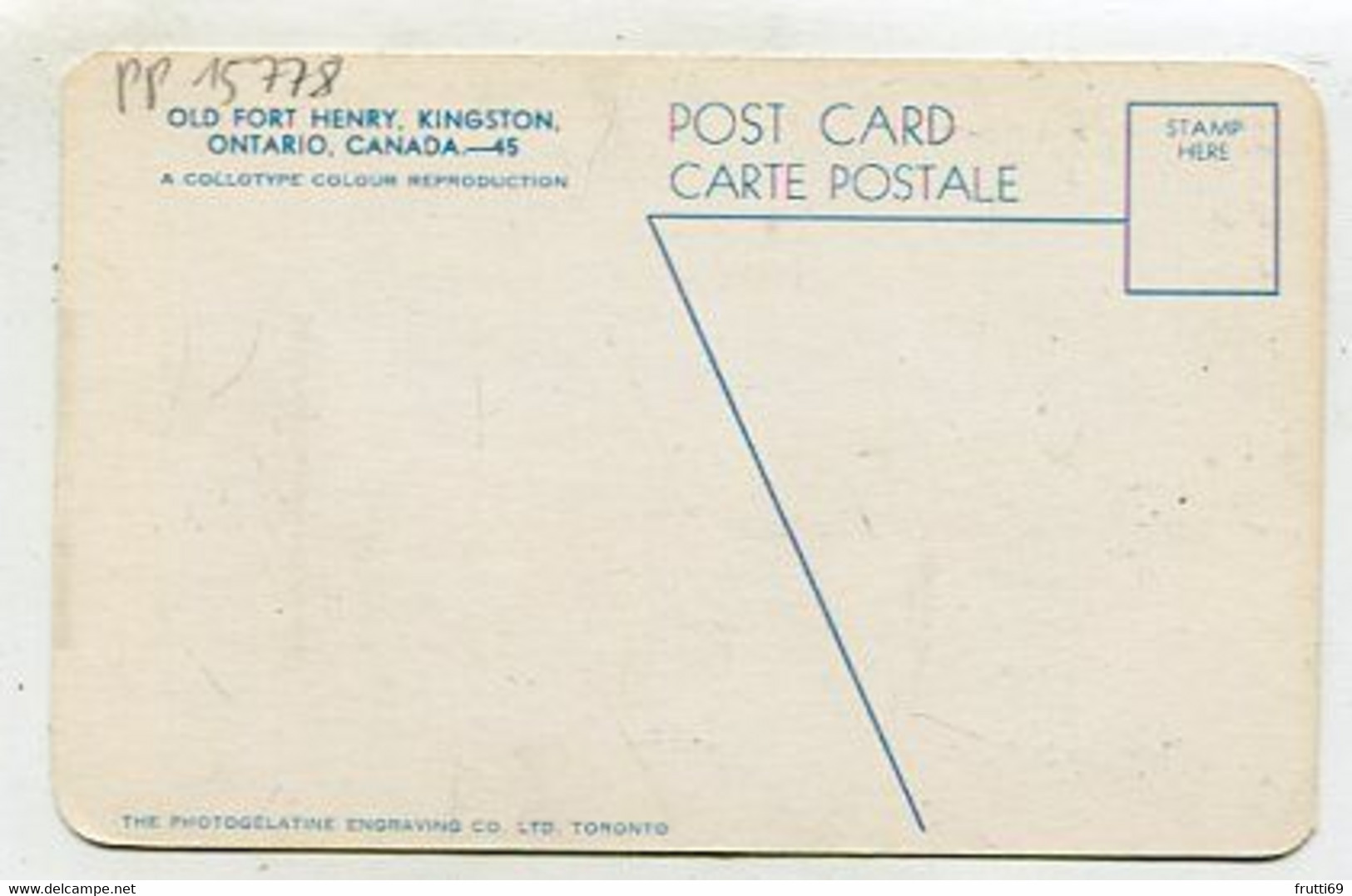 AK 03923 CANADA - Ontario - Kingston - Old Fort Henry - Kingston