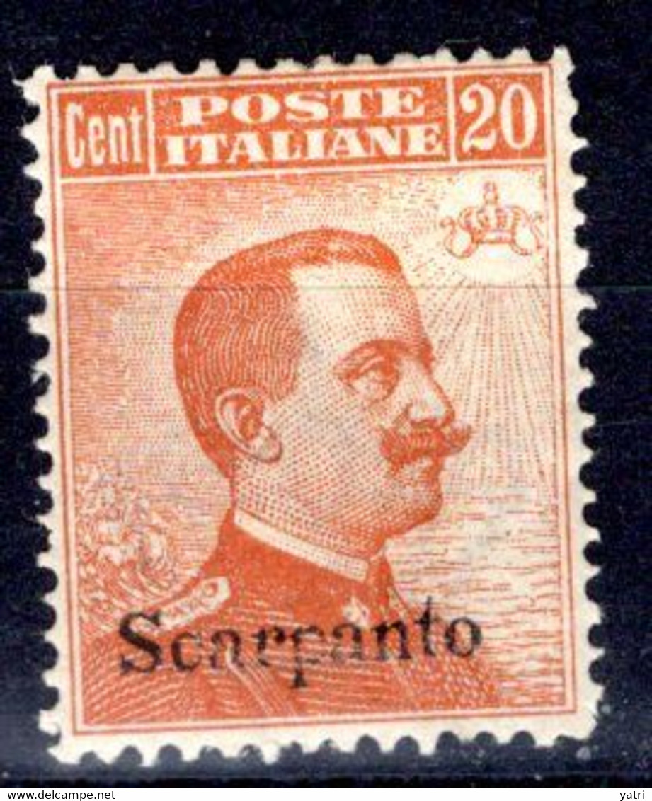 Egeo - Scarpanto - 20 Centesimi * Sass. 11 - Egeo (Scarpanto)