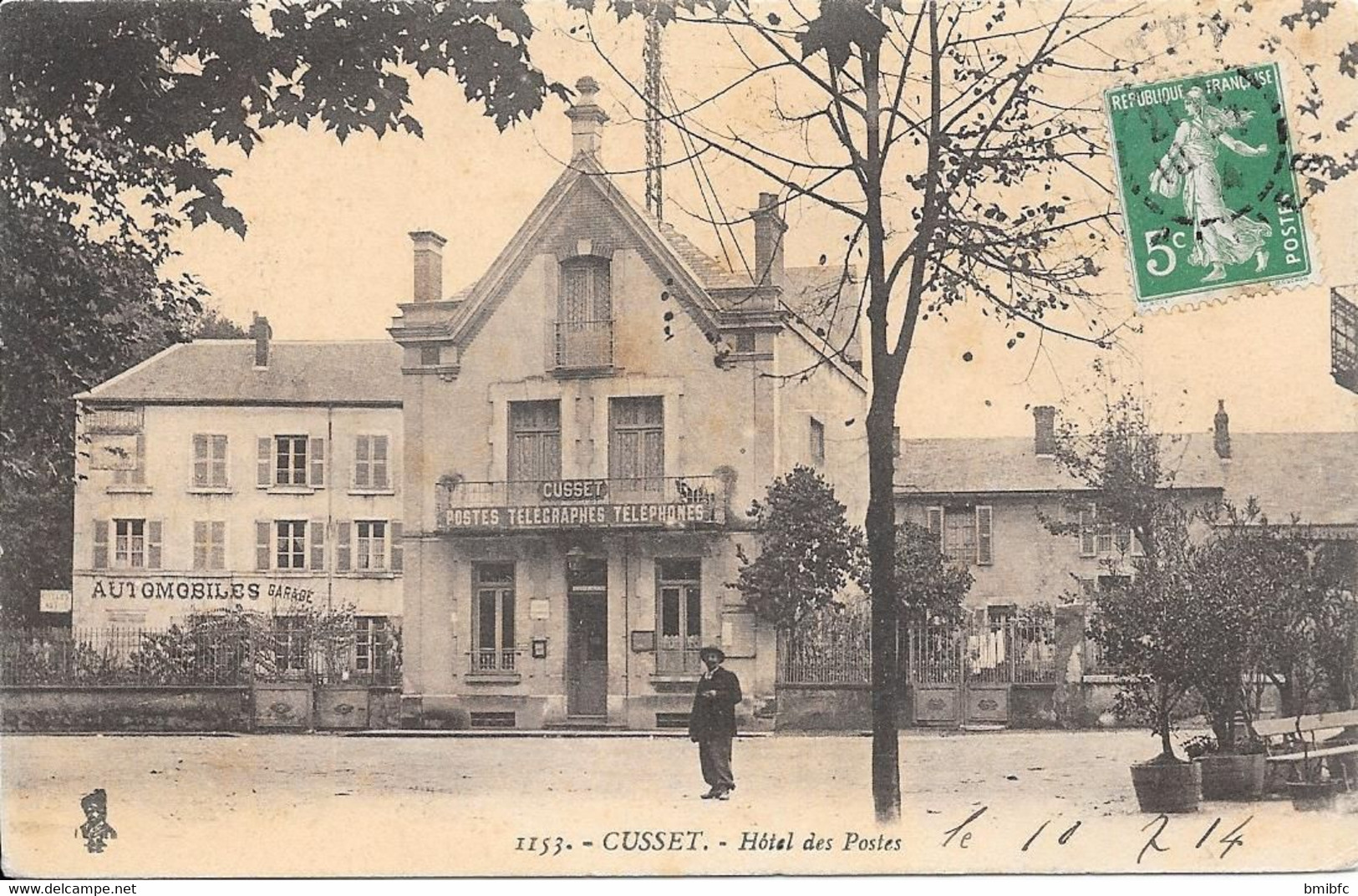 1914 - CUSSET - Hôtel Des Postes - Autres & Non Classés