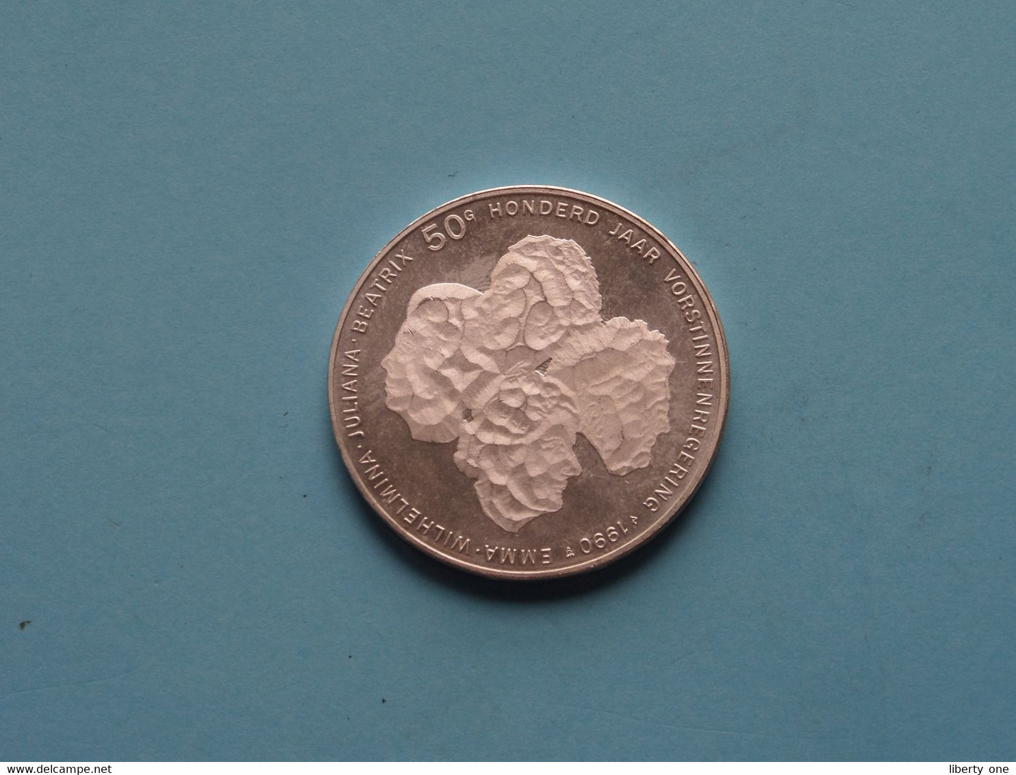 1990 > 50 Gulden ( Zie Foto's > For Grade See > Detail SCAN ) ! - Zilveren En Gouden Munten