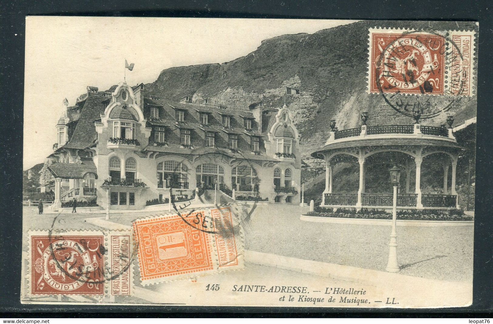 Belgique / France - Affranchissement Du Havre Sur Carte Postale En 1914 Pour Niort ( Gouvernement En Exil ) - Ref O 6 - Sonstige & Ohne Zuordnung