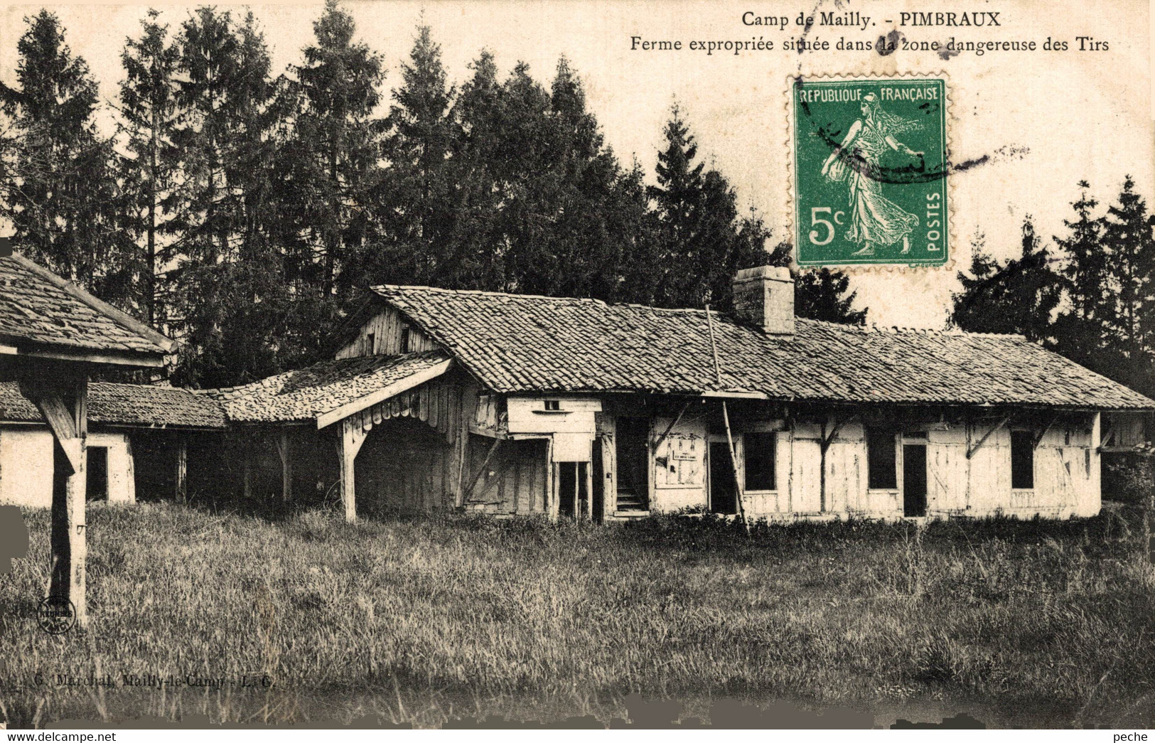 N°86228 -cpa Camp De Mailly -Primbraux- - Barracks