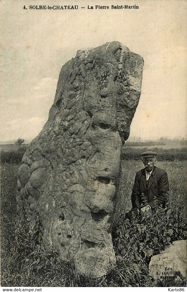 Solre Le Château * La Pierre St Martin * Monolithe Mégalithe Menhir - Solre Le Chateau