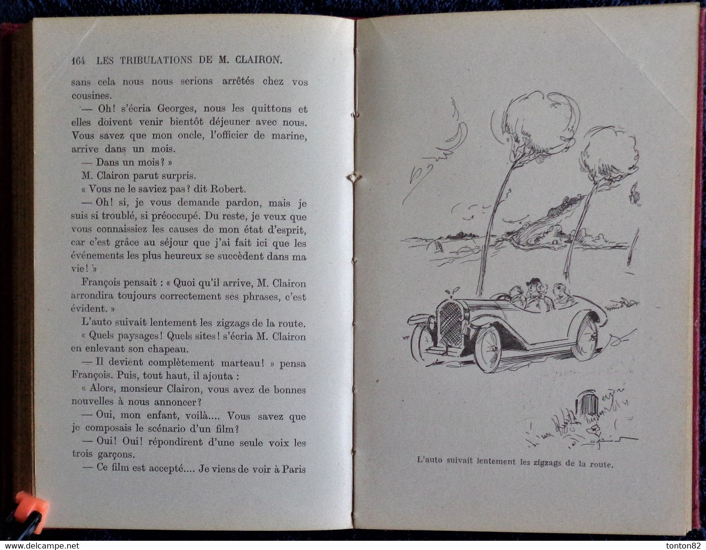 Magdeleine du Genestoux - Les tribulations de M. CLAIRON - Bibliothèque Rose Illustrée - ( 1926 ) - IL. A. Pécoud .