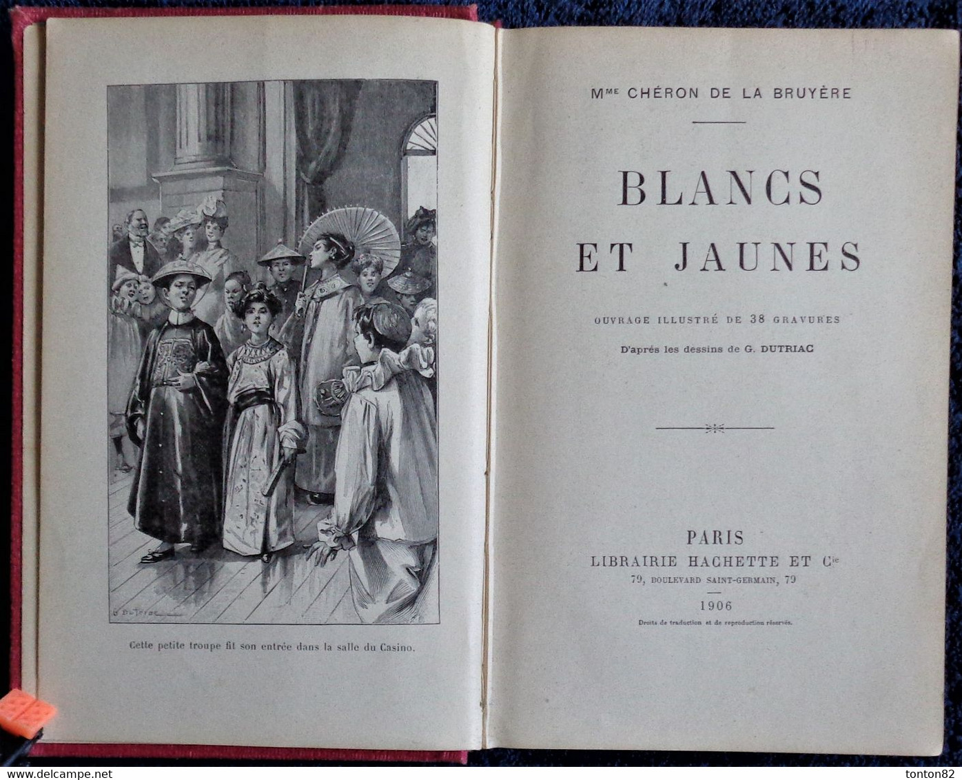 Mme Chéron De La Bruyère - Blancs Et Jaunes - Bibliothèque Rose Illustrée - ( 1906 ) - - Bibliothèque Rose
