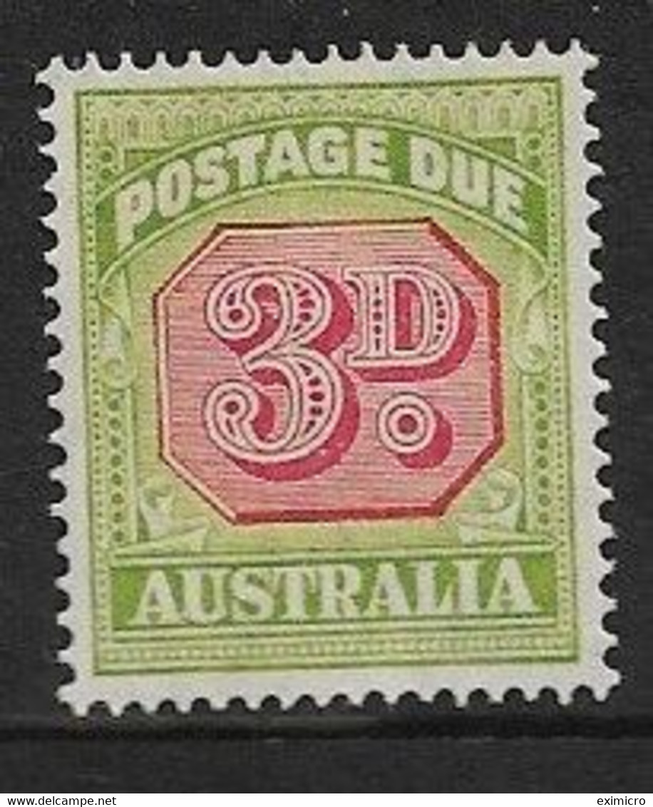 AUSTRALIA 1938 3d POSTAGE DUE TYPE B SG D115 MOUNTED MINT Cat £70 - Strafport