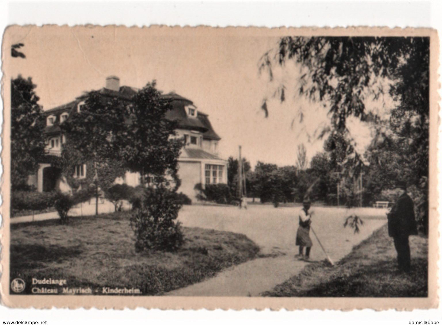 Dudelange - Chateau Mayrisch . Kinderheim / E.A.Schaack Lux. 1949 - Düdelingen