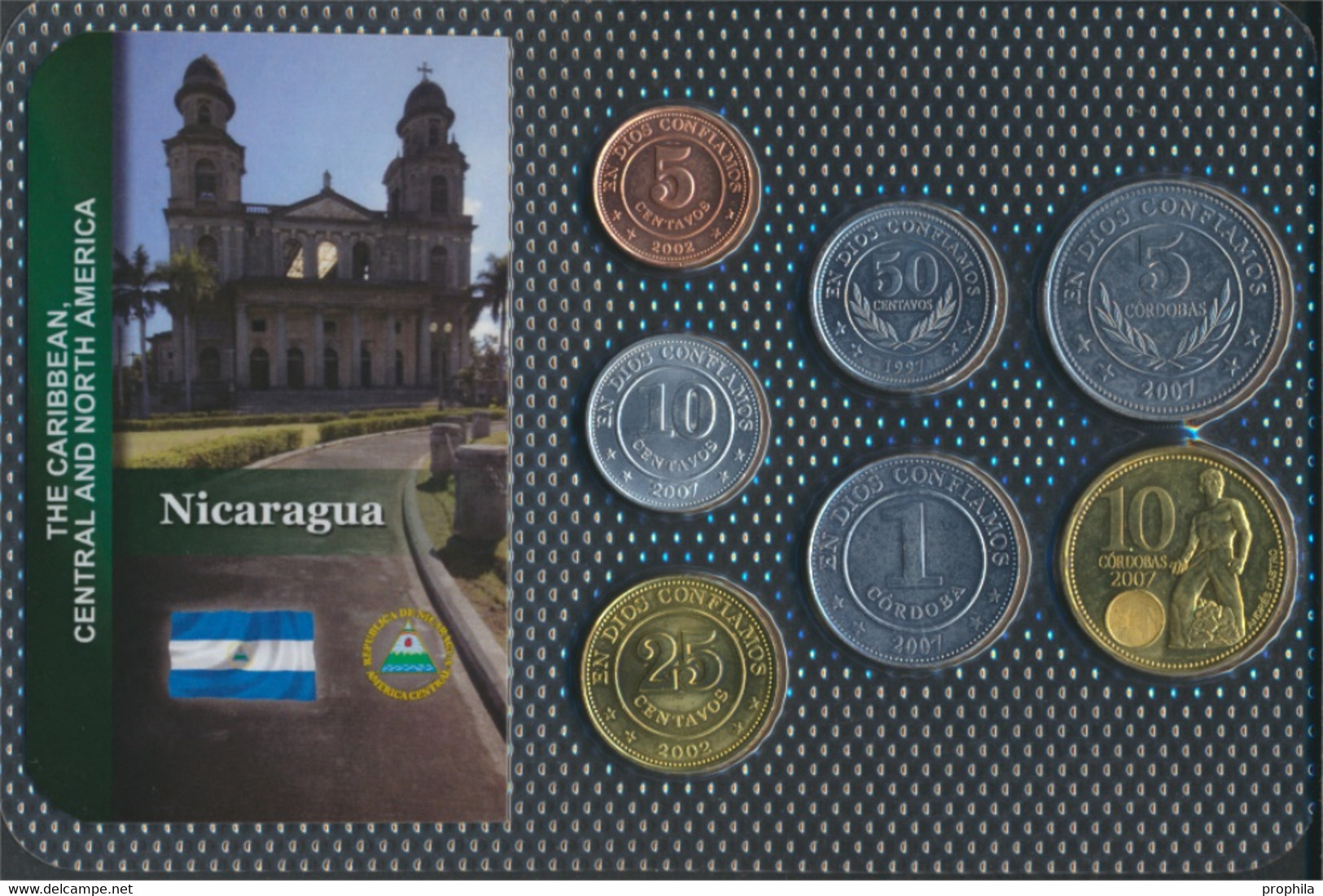 Nicaragua Stgl./unzirkuliert Kursmünzen Stgl./unzirkuliert Ab 1997 5 Centavos Bis 10 Cordobas (9664129 - Nicaragua