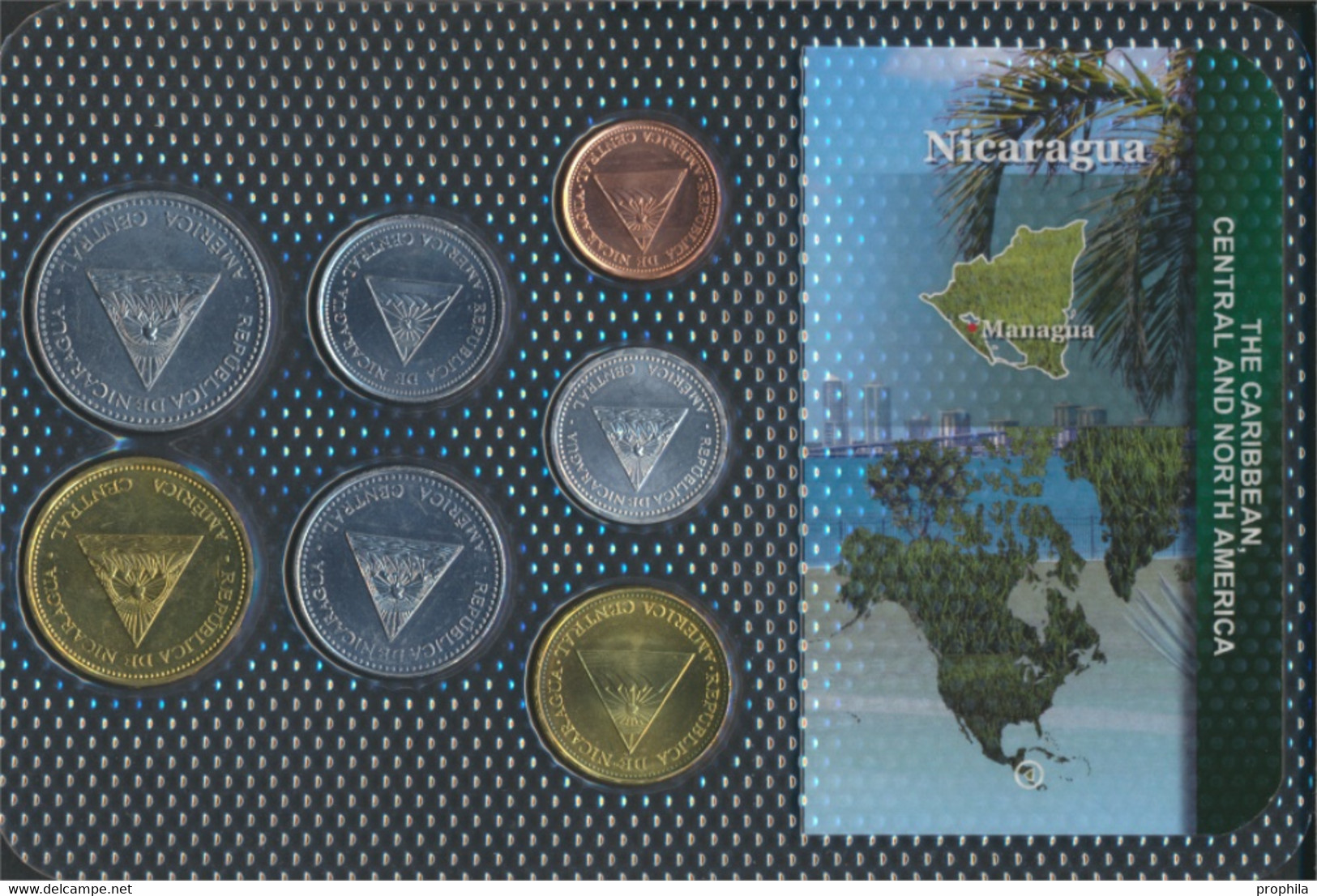 Nicaragua Stgl./unzirkuliert Kursmünzen Stgl./unzirkuliert Ab 1997 5 Centavos Bis 10 Cordobas (9664129 - Nicaragua