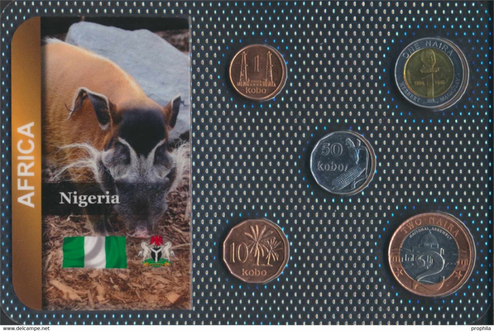 Nigeria Stgl./unzirkuliert Kursmünzen Stgl./unzirkuliert Ab 1991 1 Kobo Bis 2 Naira (9664124 - Nigeria