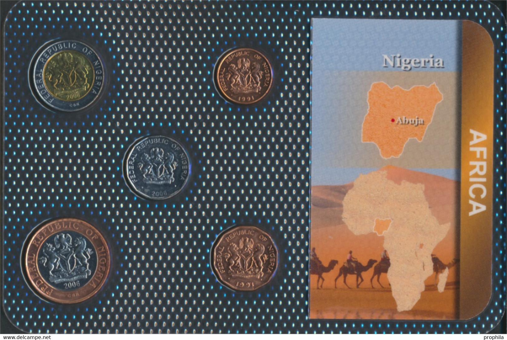 Nigeria Stgl./unzirkuliert Kursmünzen Stgl./unzirkuliert Ab 1991 1 Kobo Bis 2 Naira (9664124 - Nigeria