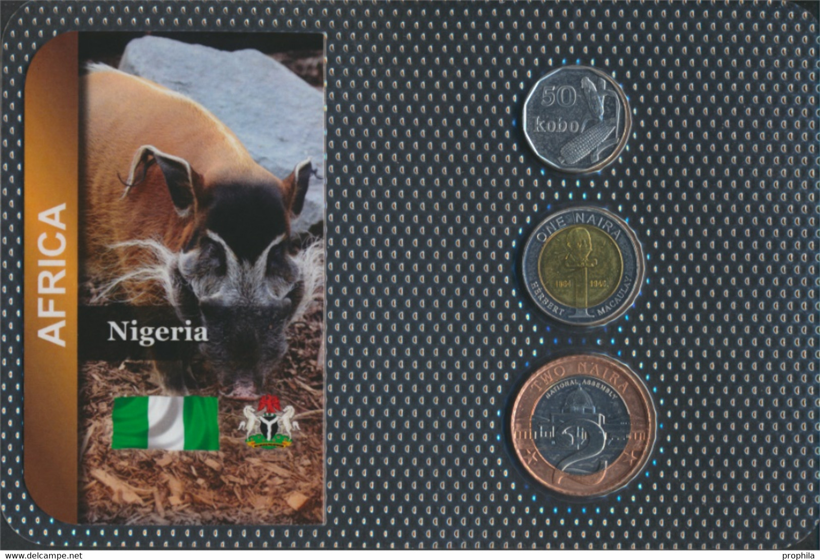 Nigeria 2006 Stgl./unzirkuliert Kursmünzen 2006 50 Kobo Bis 2 Naira (9664122 - Nigeria
