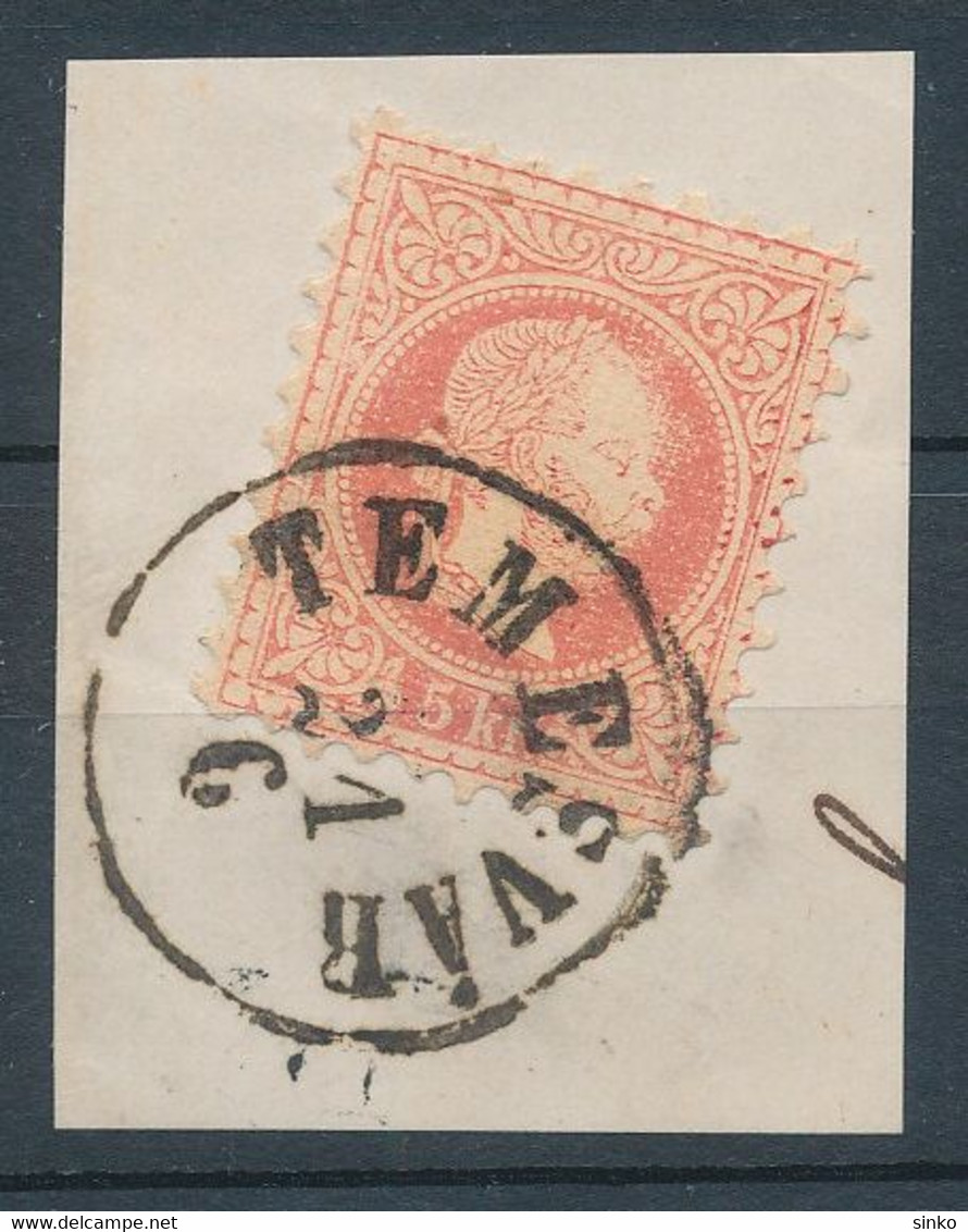 1867. Typography, 5kr Stamp TEMESVAR - ...-1867 Préphilatélie