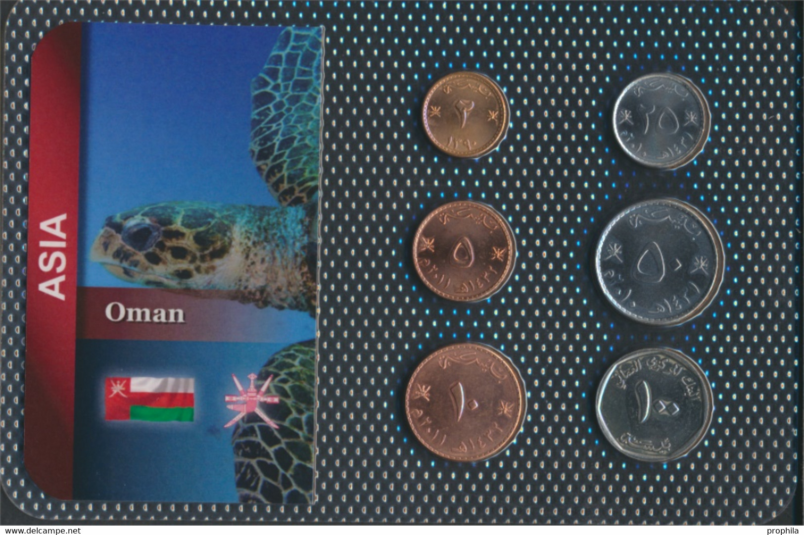 Oman Stgl./unzirkuliert Kursmünzen Stgl./unzirkuliert Ab 1970 2 Baisa Bis 100 Baisa (9664109 - Oman