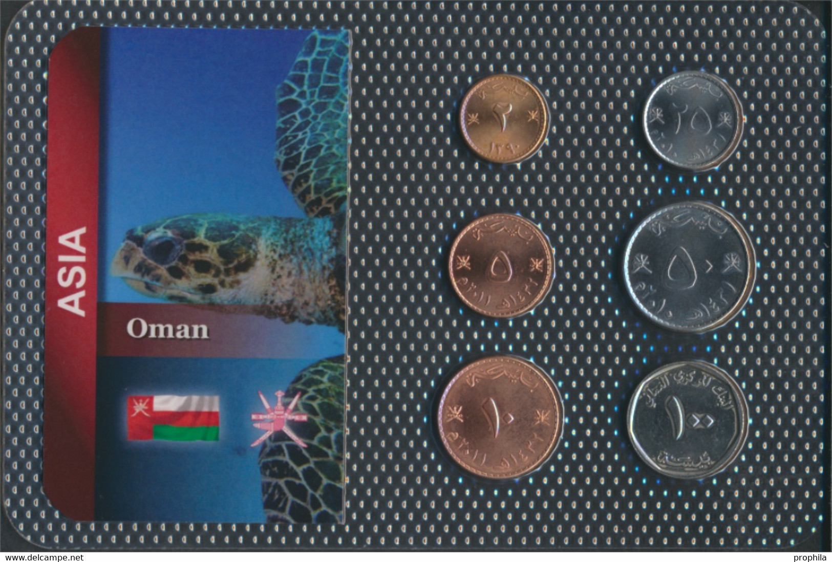 Oman Stgl./unzirkuliert Kursmünzen Stgl./unzirkuliert Ab 1970 2 Baisa Bis 100 Baisa (9664110 - Oman