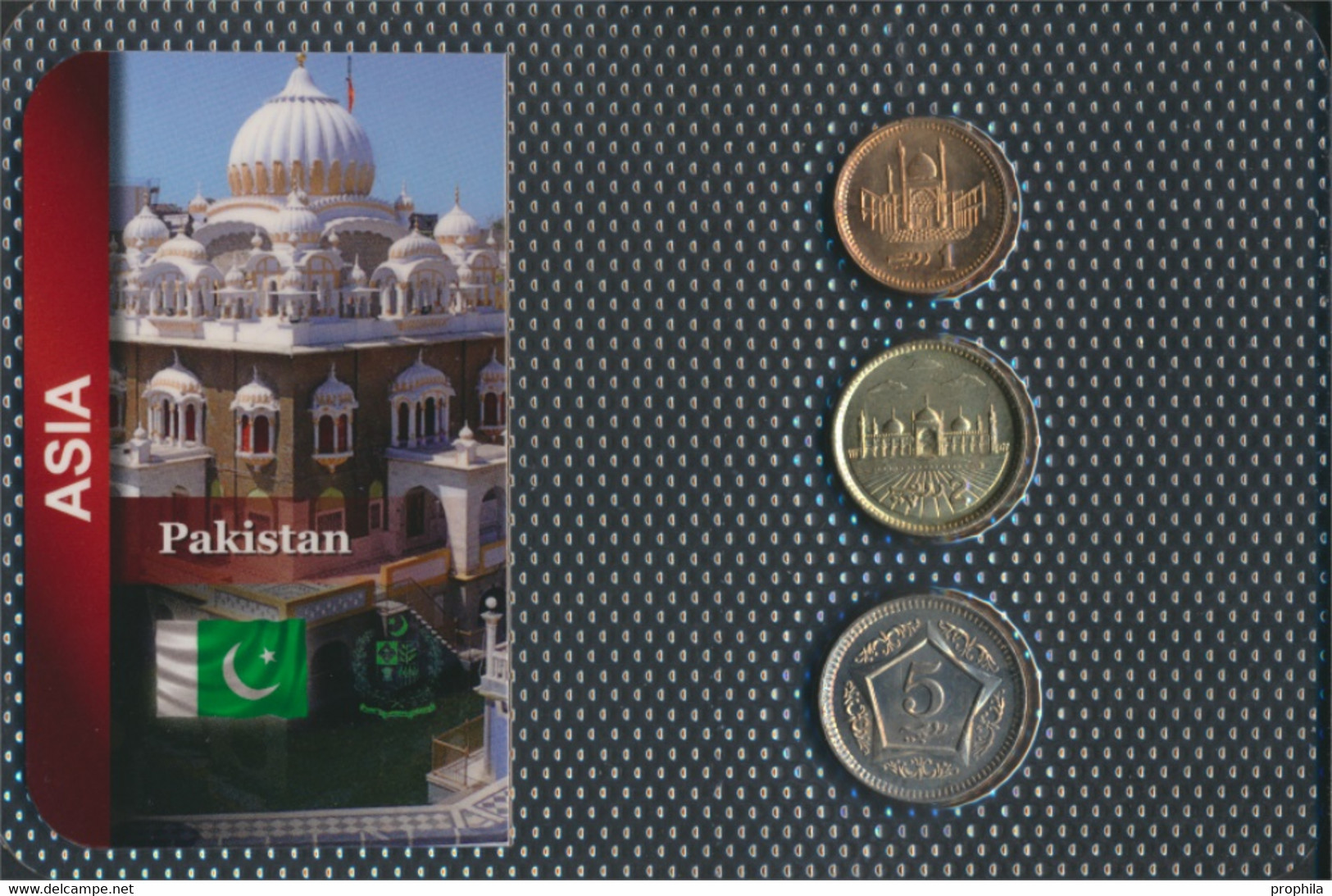 Pakistan Stgl./unzirkuliert Kursmünzen Stgl./unzirkuliert Ab 2001 1 Rupee Bis 5 Rupees (9664103 - Pakistán