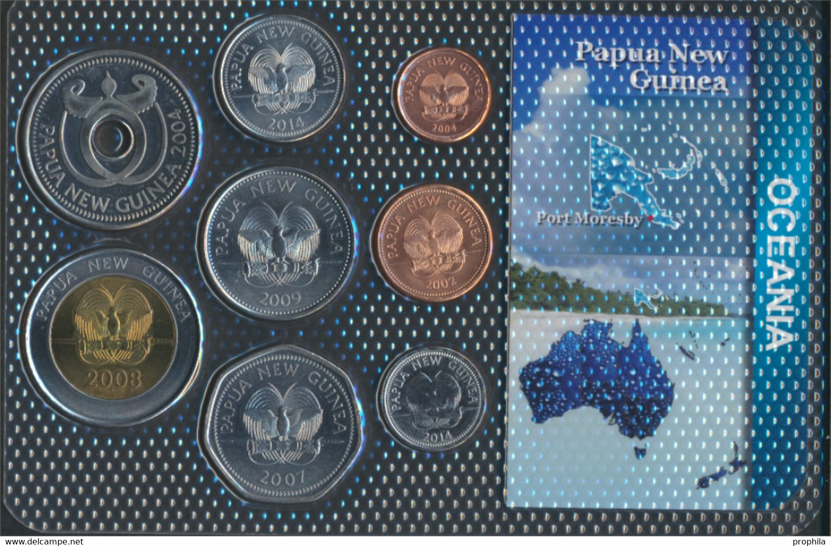 Papua-Neuguinea Stgl./unzirkuliert Kursmünzen Stgl./unzirkuliert Ab 1995 1 Toea Bis 2 Kina (9664095 - Papoea-Nieuw-Guinea