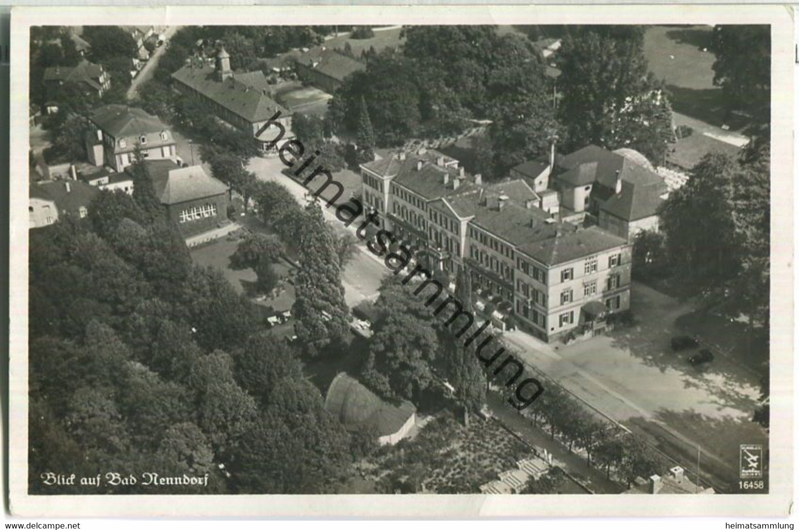 Bad Nenndorf - Luftbild - Foto-Ansichtskarte - Verlag Klinke & Co Berlin - Bad Nenndorf