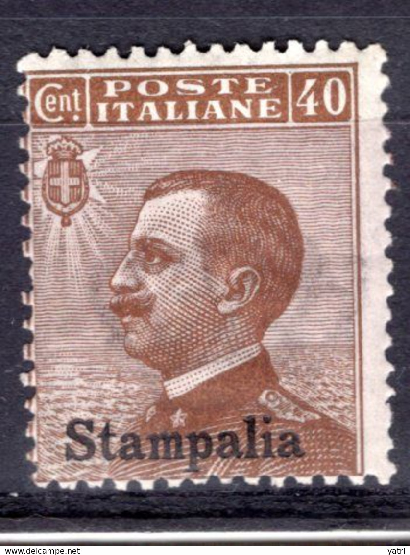 Egeo - Stampalia - 40 Centesimi  ** - Egeo (Stampalia)