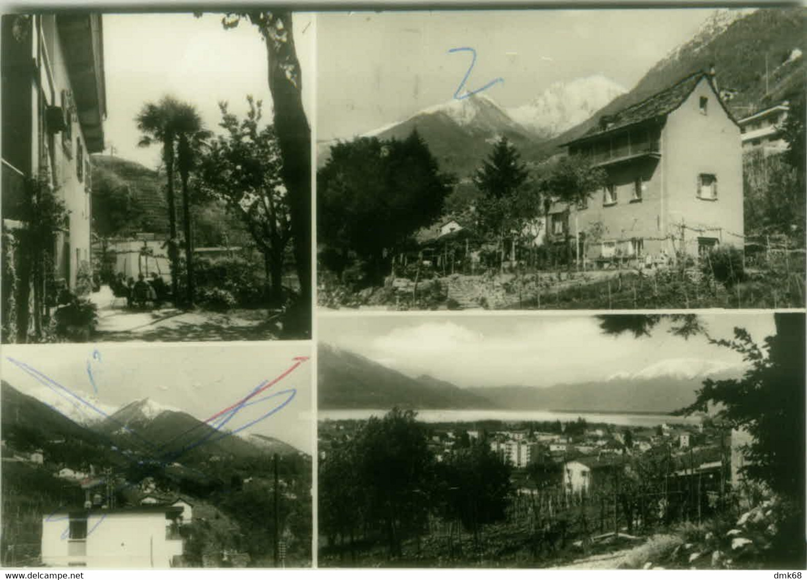 SWITZERLAND - CASA ROSSA - GORDOLA - TICINO - EDIZIONE ALFA - 1960s (11695) - Gordola