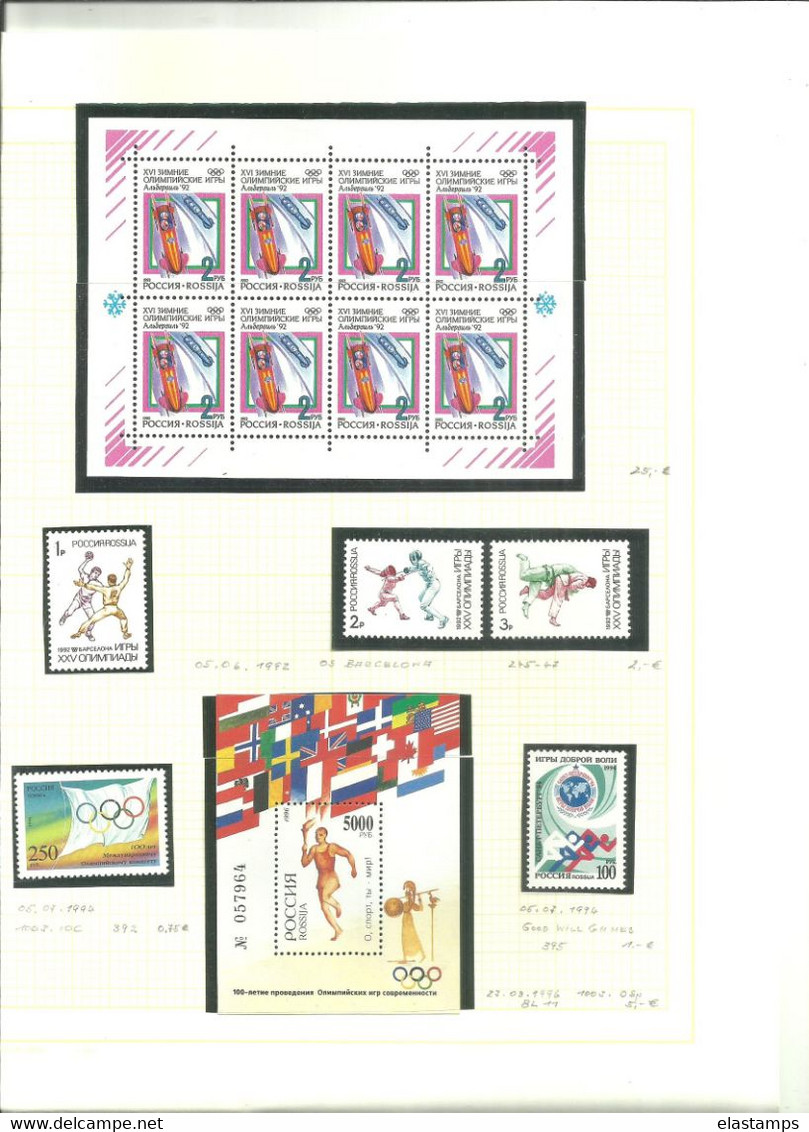 RUSLAND LOT 6 PS  SPORT - Verzamelingen