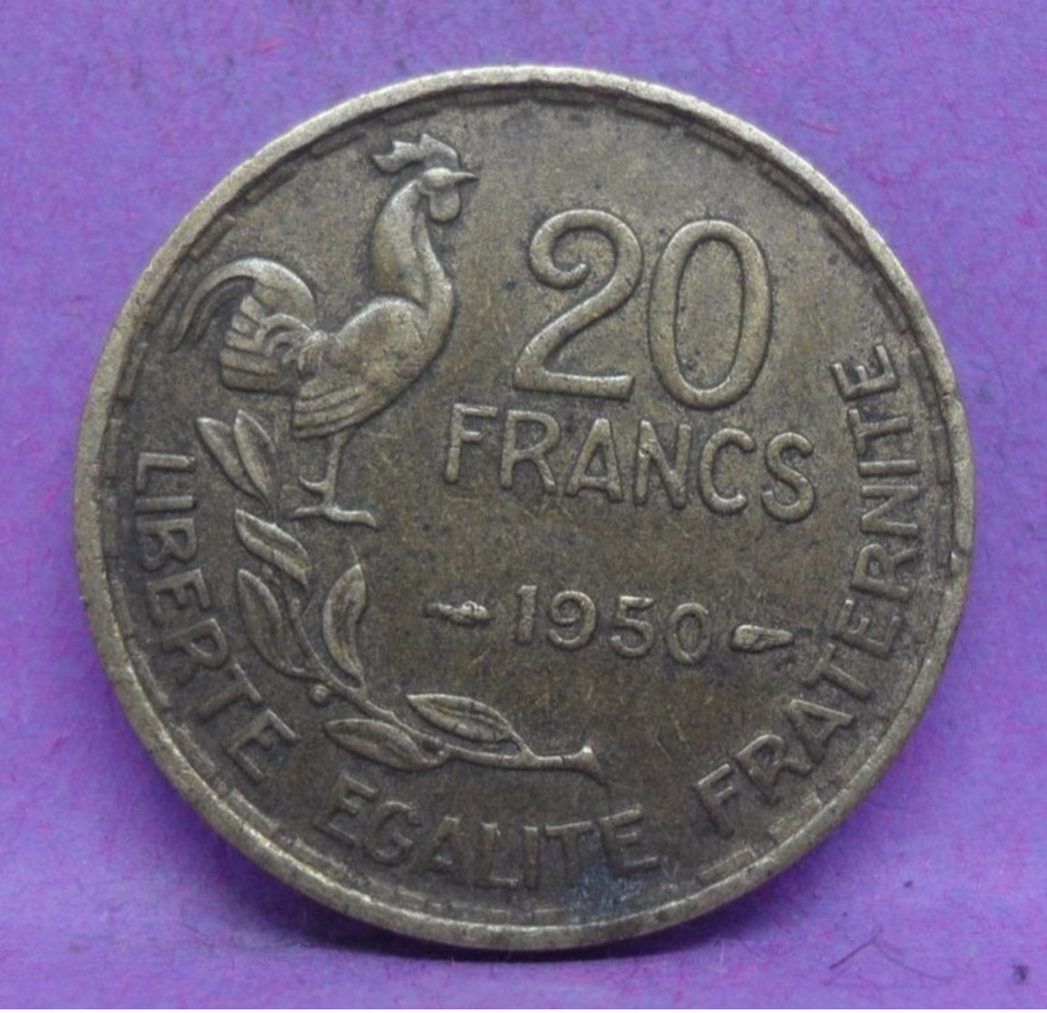 20 Francs Georges Guiraud 1950 3 Faucilles - TTB - Ancienne Pièce De Monnaie Collection Française - N24109 - Altri & Non Classificati