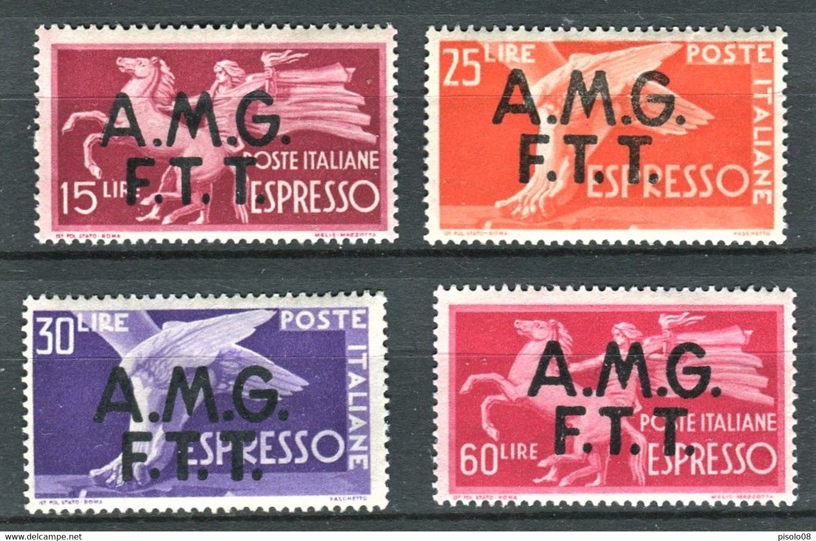 TRIESTE A 1947 ESPRESSI SERIE CPL.** MNH - Express Mail