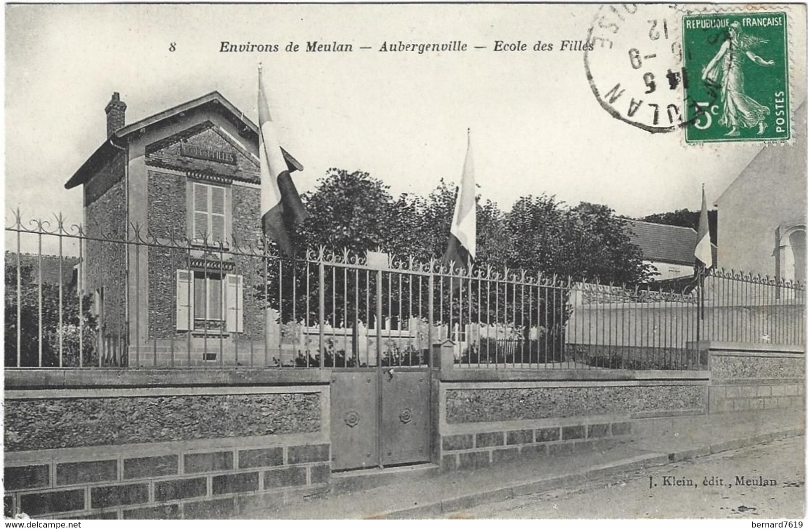 78   Aubergenville  -   Environs De Meulan -  Ecole Des Filles - Aubergenville