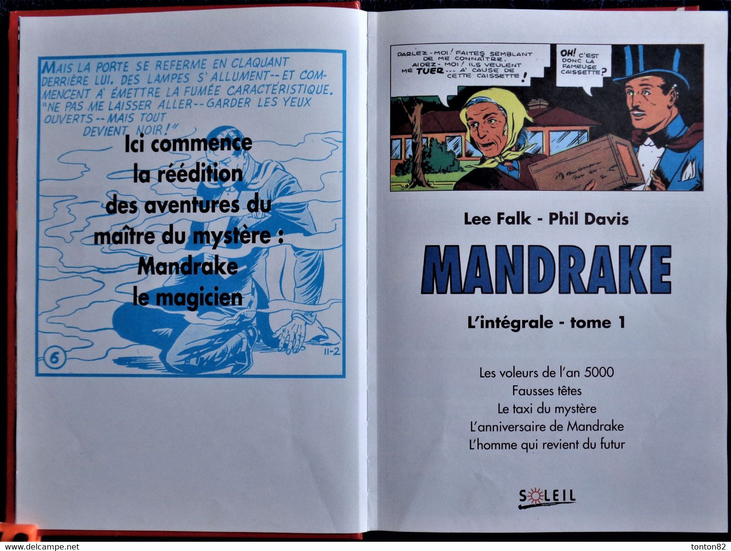 MANDRAKE - L'Intégrale - Tome - 1 - Éditions Soleil - ( 1993 ) . - Mandrake