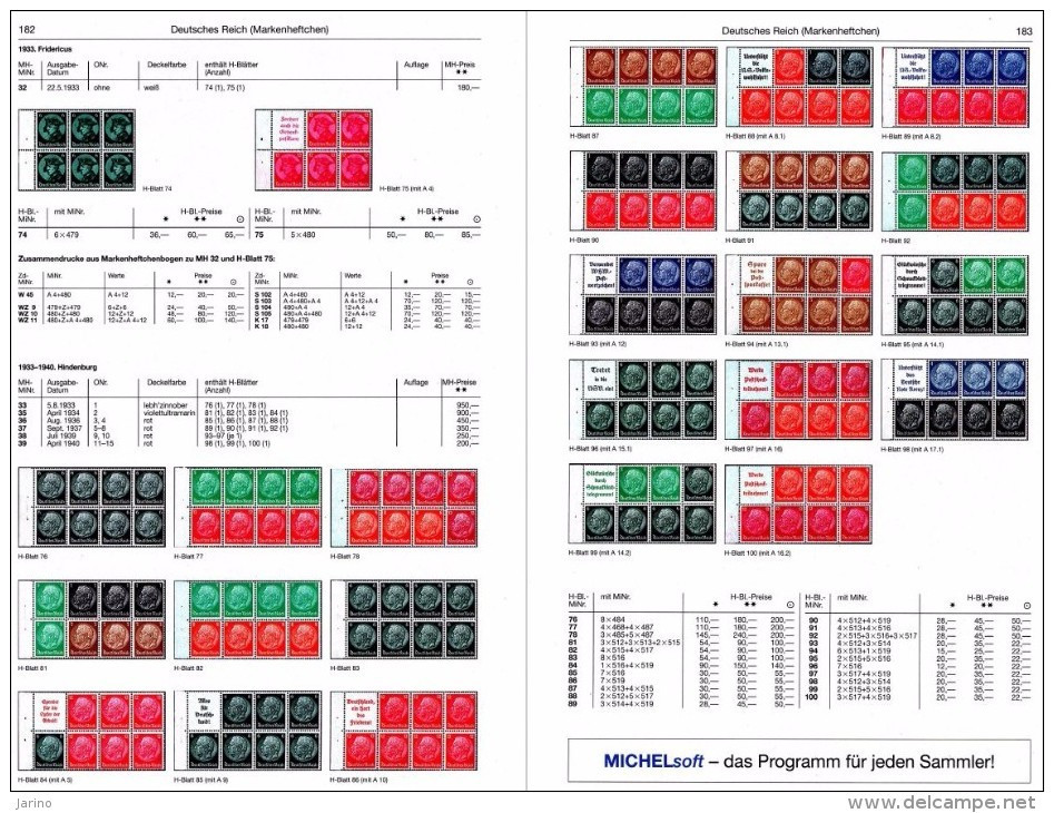 Briefmarkenkataloge Deutschland 2013-2014, 1090 Farbseiten DVD-R, Kolonien, Berlin, Sowietische Franzosische Zone, DDR - Duitsland