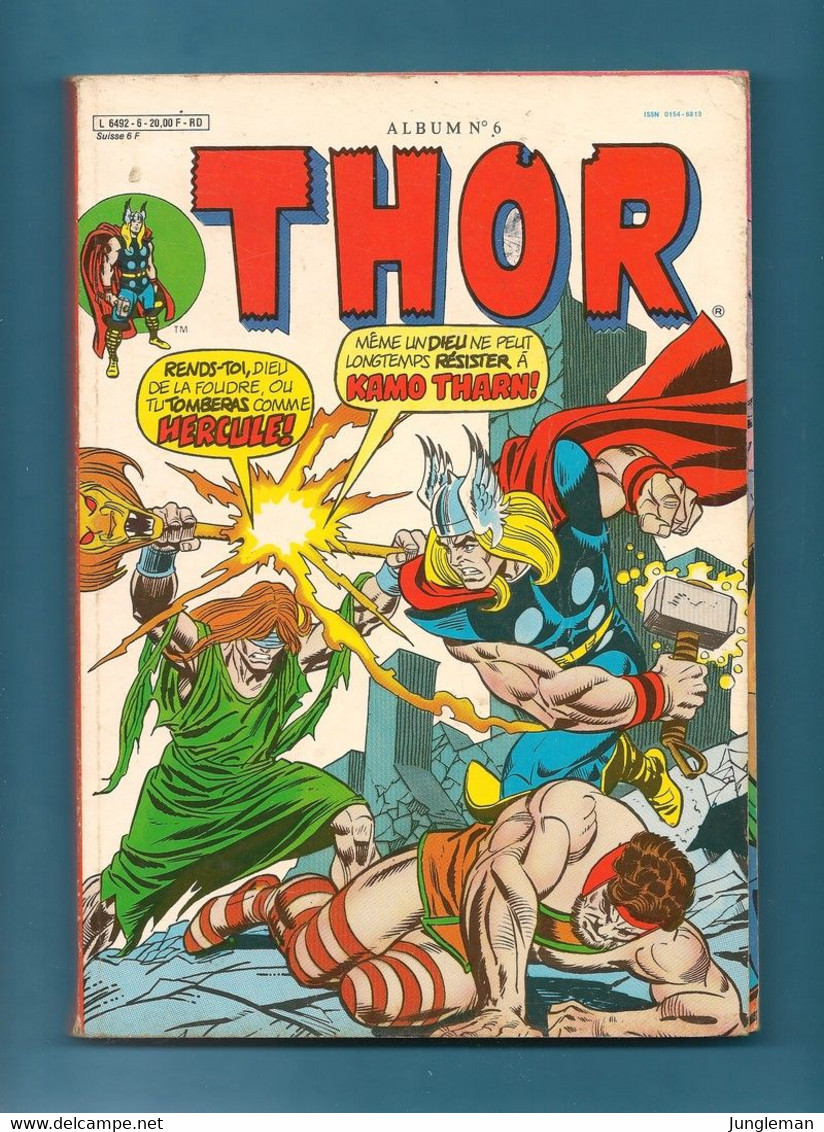 Album Relié Thor N°6 - Avec Les N° 11 Et 12 - Collection Arédit Flash - Editions Arédit - Dépôt Légal 1985 - BE - Thor