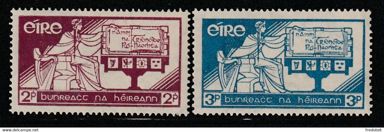 IRLANDE - N°71/2 ** (1937) Nouvelle Constitution - Unused Stamps